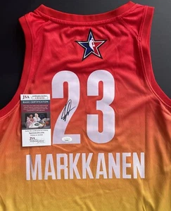 Lauri Markkanen Signed Autographed 2023 Utah Jazz All Star Game Jersey JSA Coa - Picture 1 of 4