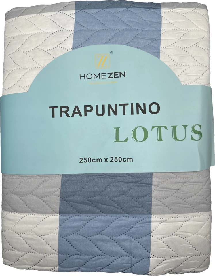 Trapuntino Double Face ART LOTUS, Copriletto 100g, 150x250 / 200x250 /250x250 cm - Immagine 1 di 1