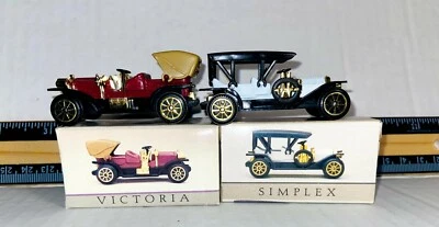 FORD VICTORIA & White1912 Simplex Readers Digest #305 & #216 Diecast Toy Cars-A2 - Image 1 of 4