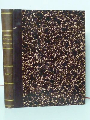 1908 RELIÉ JOURNAL DES OUVRAGES DE DAMES MODE DENTELLES AMEUBLEMENT TODESCO - Photo 1/4