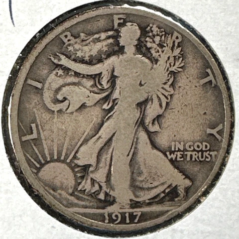 1917 50C Walking Liberty Half Dollar (75138) Cover