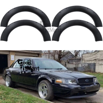 Kit de arcos de rueda extra anchos duraderos para guardabarros 4,5" para Ford Crown Victoria Foto 1 de 4