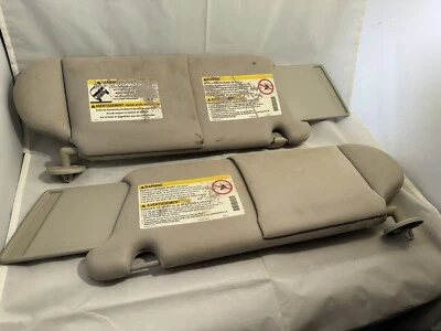 Pontiac Aztek - Buick Rendezvous - Visera Bronceada Izquierda Derecha Parasoles Extensibles Foto 1 de 4