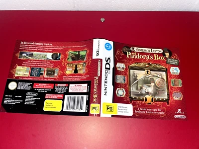 Professor Layton And Pandora's box Nintendo DS. Nil DS game case* - Image 1 of 4