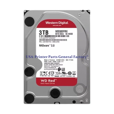 Fits For Western Digital NASware 3TB WD30EFRX 5400RPM SATA 3.5" Internal HDD - Image 1 of 4