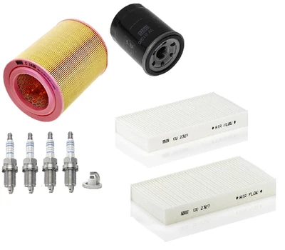 Service Kit Fits Honda CR-V MK II 2.0 2.4 Air Oil Cabin Filter Bosch Spark Plugs - Image 1 of 4