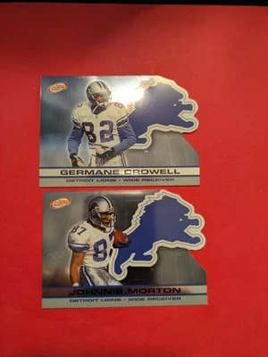 2001 Pacific Prism Atomic - Johnnie Morton #51. Germane Crowell #49 - Image 1 of 4