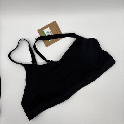 NWT CALVIN KLEIN LIGHTLY LINED BLACK CONVERTIBLE BRA BRALETTE QP2845Y LARGE $38 - Image 1 of 4