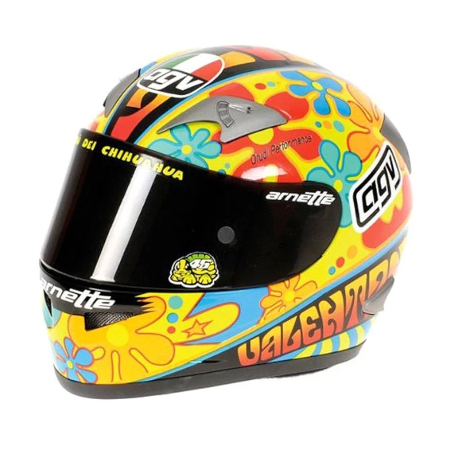 Minichamps 1:2 HELMET AGV VALENTINO ROSSI WORLD CHAMPION MOTOGP VALENCIA 2003 - Immagine 1 di 1
