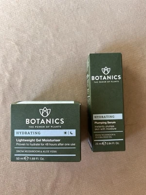Botanics Juego Hidratante Cuidado de la Piel | Suero Rellenador 25ml + Gel Hidratante 50ml Foto 1 de 4