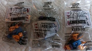  1995 KFC Kids Meal Micro Machines Zbots Linkbots Galoob Quad #1 Ros #2 Keed #3  - Picture 1 of 7