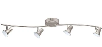 Jumilla 38.19 in.4-Light Matte Nickel Dimmable Integrated LED Track Lighting Kit - Image 1 of 2