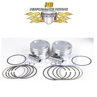 KB Cast Piston Set for 2005-2010 Harley Davidson XL883L Sportster 883 Low - um - Image 1 of 4