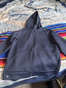 Avia Woman Full Zip Hoodie Coral Blue XL 16-18 Polyester Style AVL19313 - Picture 1 of 9