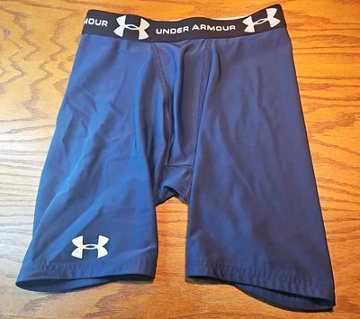 Calzoncillo boxer de compresión Under Armour 'Heat Gear' vintage de los años 90 para hombre talla L púrpura Foto 1 de 4