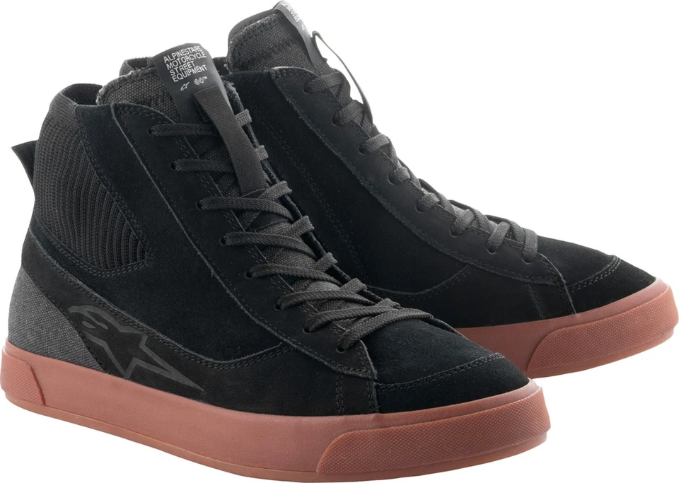 Zapatos de montar de motocicleta Alpinestars declarados para hombre negros/gomas Foto 1 de 1