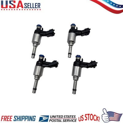 КОМПЛЕКТ ТОПЛИВНЫХ ФОРСУНОК ИЗ 4 FJ1146 ПОДХОДИТ ДЛЯ KIA SOUL RIO 1,6 Л 2012-2017 353102B13 США - Изображение 1 из 4