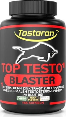 TOSTORON TOP TESTO BLASTER - Zink trägt zum Erhalt eines normalen TESTOSTERONSPIEGELS bei