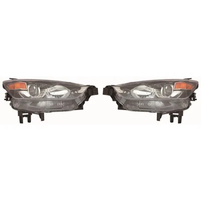 Par de unidades de faros halógenos para conductor y pasajero Mazda CX-3 2016 2017 Foto 1 de 4