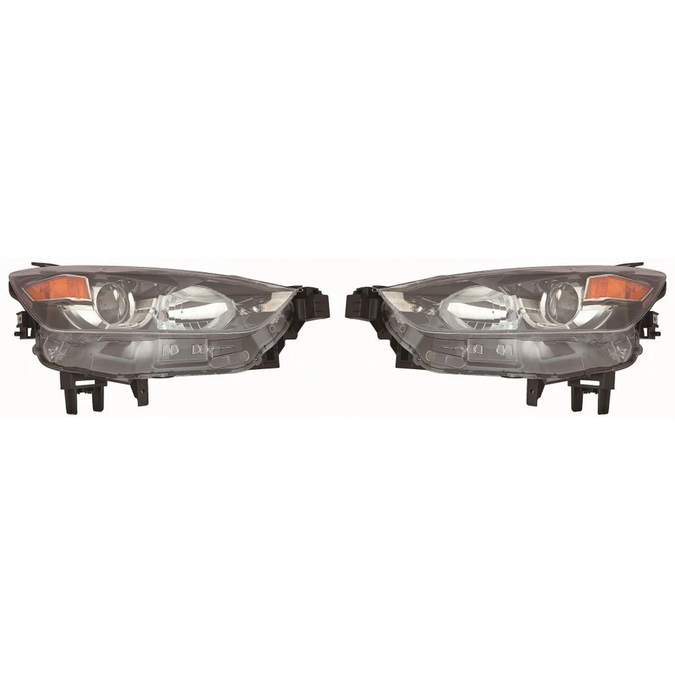 Par de unidades de faros halógenos para conductor y pasajero Mazda CX-3 2016 2017 Foto 1 de 4