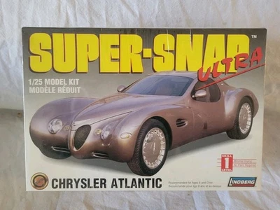 CHRYSLER ATLANTIC SUPER-SNAP ULTRA Lindberg Model Car Kit #72712 1/25 scale NOS - Image 1 of 4