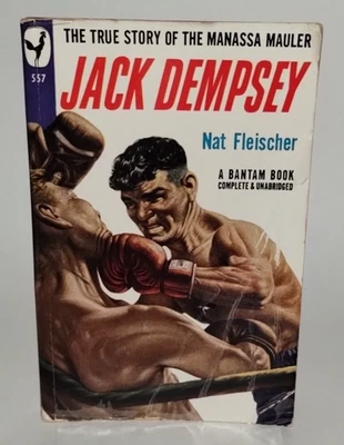 Jack Dempsey by Nat Fleischer True Story Manassa Mauler 1949 Paperback Boxing - Image 1 of 4