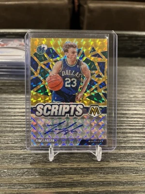 2020-21 Panini Mosaic Scripts Gold #35 Tim Legler Auto - NM-MT - Image 1 of 2