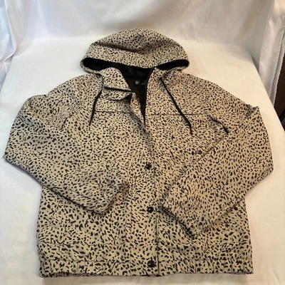 Volcom Women’s Xs Enemy Stone Animal Print Light Jacket - Image 1 of 4