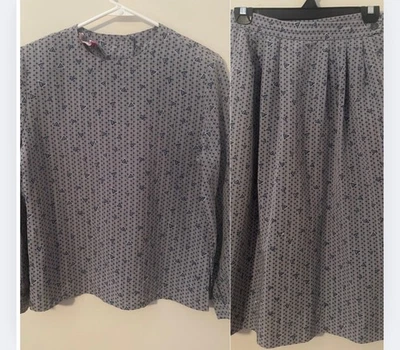 VTG Pendleton Country Sophisticates Gray Geometric Skirt / Top Set in Sz: 4P** - Image 1 of 4