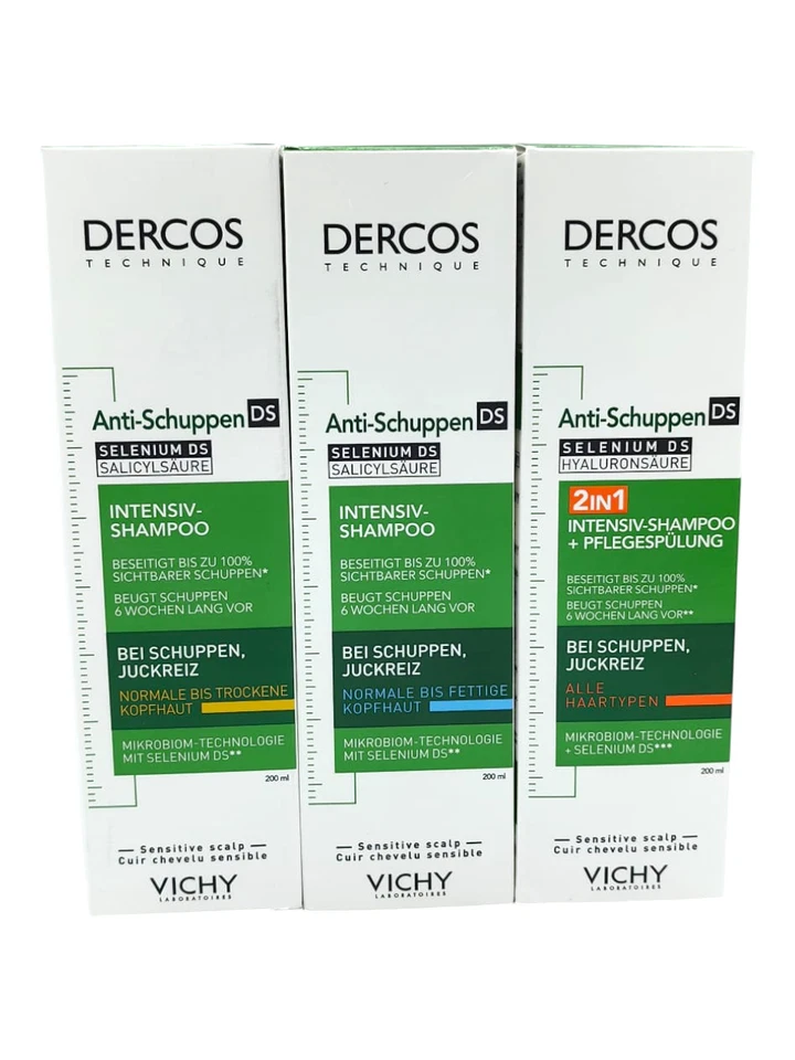 Vichy Dercos DS Anti-Schuppen Shampoo 200ml – verschiedene Varianten - Bild 1 von 1