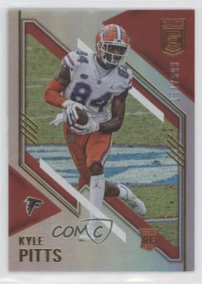 2021 Panini Donruss Elite Rookies /599 Kyle Pitts #117 Rookie RC - Image 1 of 2