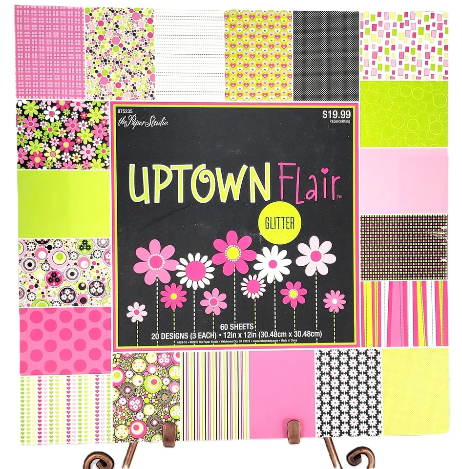 RETIRED The Paper Studio UPTOWN FLAIR 60 Sheets 12 x 12 Cardstock Paper Pad - Image 1 of 1