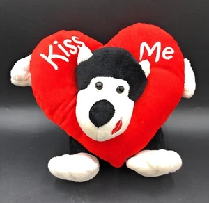 Sportswift Cuddles Collection Black Monkey With Kiss Me Heart 7” Soft Plush Toy - Picture 1 of 4