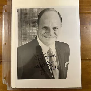 Foto Autografiada Fotografía en la Cabeza B&W Don Rickles Comediante Actor Certificado de Autenticidad - Imagen 1 de 7