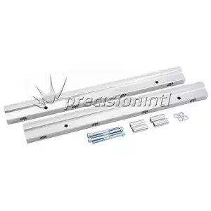 EDELBROCK 3649 SUPER VICTOR LS7 FUEL RAIL KIT -8 AN CLEAR ANODIZED CHEV BIG BLOC - Picture 1 of 1
