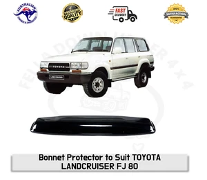 Bonnet Protector Guard Bug Deflector To Suit Toyota Landcruiser 80 Series 90-98 - Picture 1 of 18