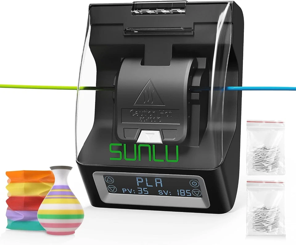 SUNLU Conector de Filamento Soldador Empalmador para 1.75mm ABS PLA PETG ASA Fácil Operación Foto 1 de 4