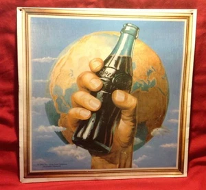 Coca Cola Vintage/Retro "Would like to Buy the World a Coke" Tin 1993 13x13 - Bild 1 von 3