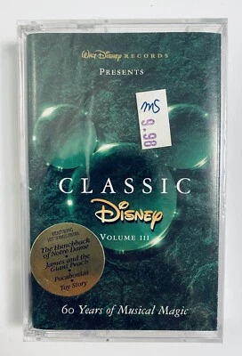 Classic Disney Volume III Cassette Tape  *NEW 60 Year Magic Pocahontas Toy Story - Image 1 of 3