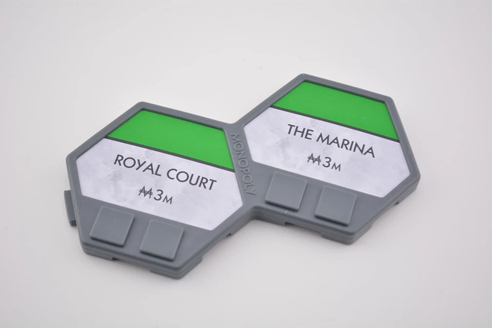 Monopoly U-Build juego piezas piezas - verde corte real y los azulejos del puerto deportivo Foto 1 de 1