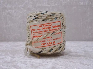 100 G Cuerda DDR Diseño VEB Redes Y Cuerdas Heidenau - Vintage - NOS - Imagen 1 de 3