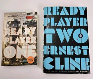 Lot Of 2 Ernest Cline Books Ready Player One (Soft) & Ready Player Two (Hard) - Picture 1 of 2