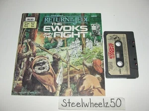 Star Wars Return Of The Jedi Ewoks Join The Fight Book & Tape Set 1983 160DC PB - Imagen 1 de 3