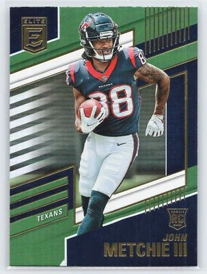 John Metchie III - 2022 Donruss Elite - Green #126 - Rookie RC - Texans - Image 1 of 2
