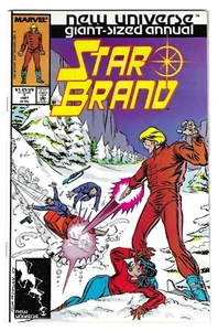 New Universe Star Brand Annual #1 (Oct 1987) Marvel Comics - Picture 1 of 2