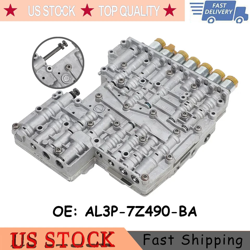 For 2009-2014 Ford F150 6R80 Transmission Valve Body w/ Solenoids AL3P-7Z490-BA Foto 1 de 4