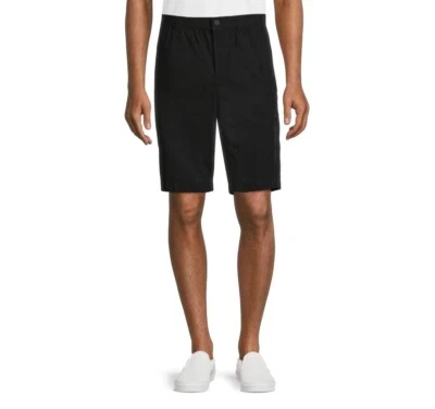 George At The Knee Stretch Shorts  XL (40-42) Black  Security Pocket NWT - Image 1 of 4