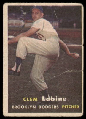 1957 Topps #53 Clem Labine - Image 1 of 2