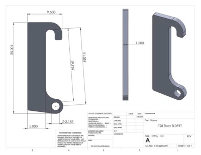 Blank Quick Attach for Cat IT28 Loader mounts - Image 1 of 3