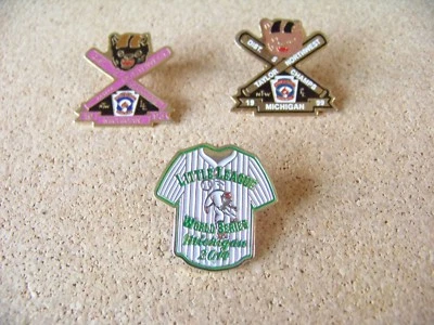 Taylor Northwest Dist. 1993 y 1999 5 prendedores Champs Michigan Little League y 1 2014 Foto 1 de 3